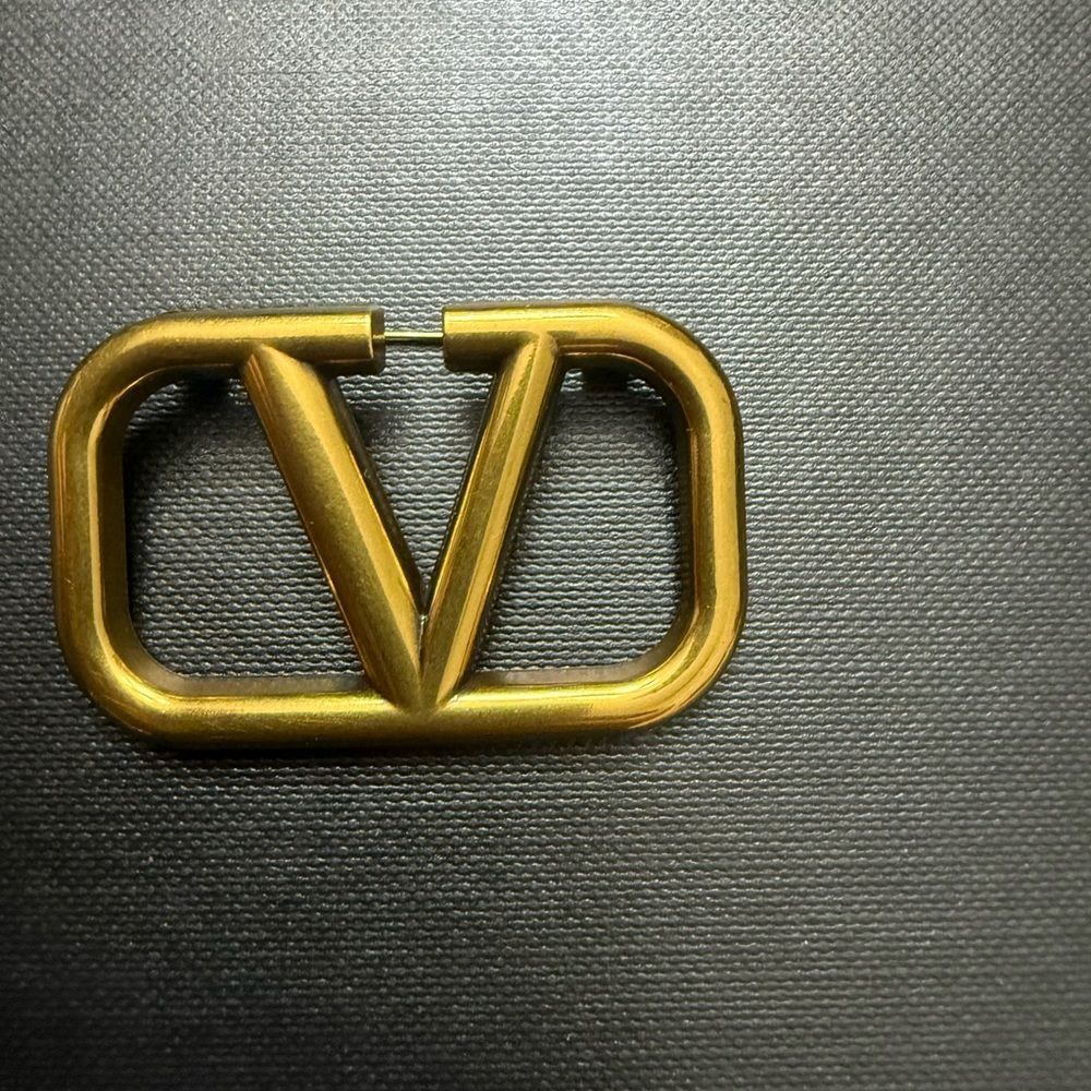 Brand new Valentino  Gold Logo brooch